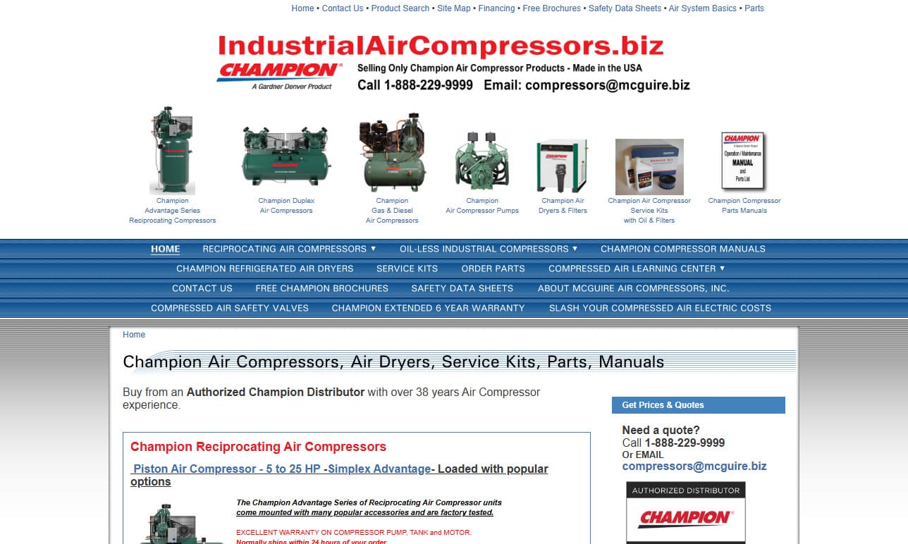 McGuire Air Compressors